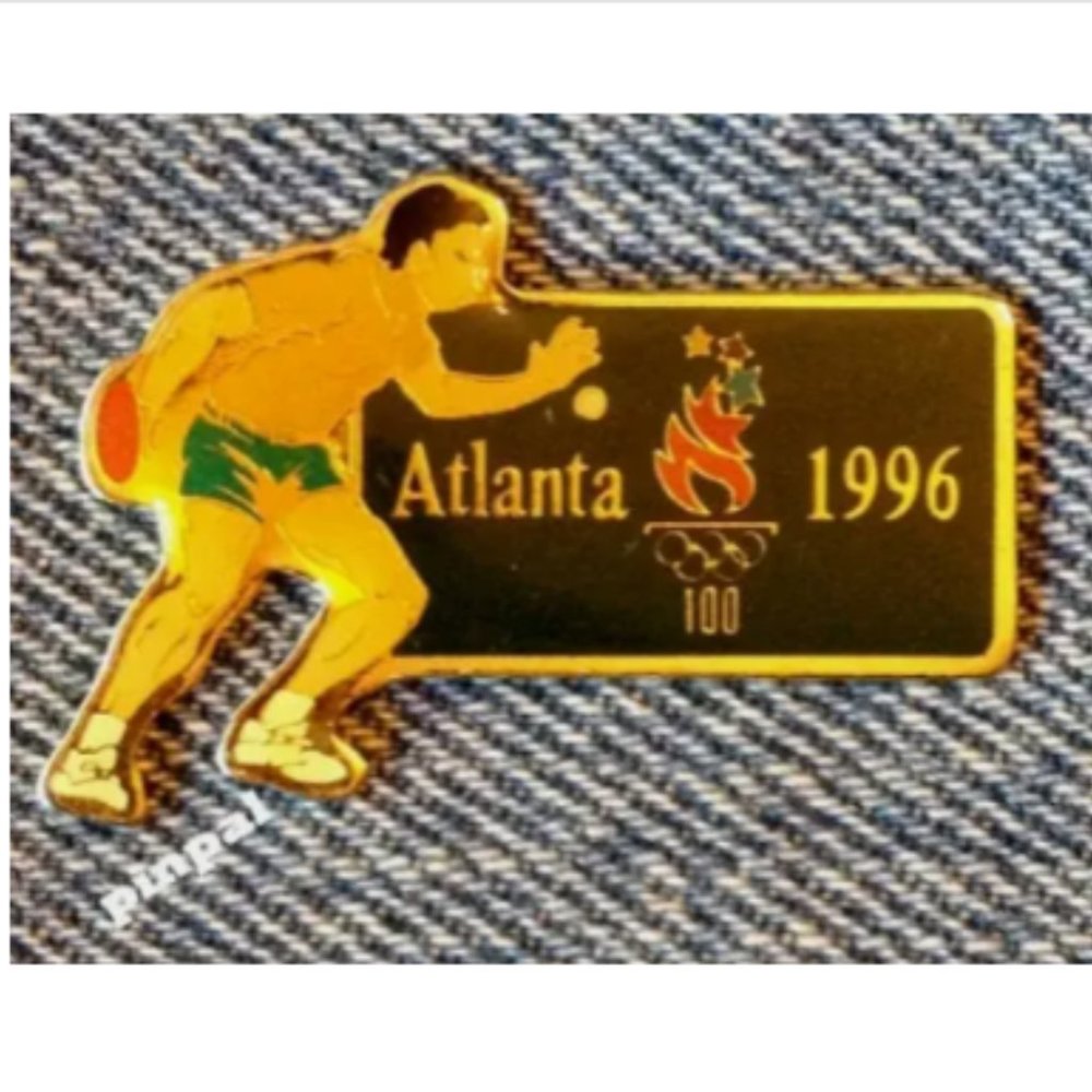 Table Tennis Olympic Pin ~ 1996 Summer Games
